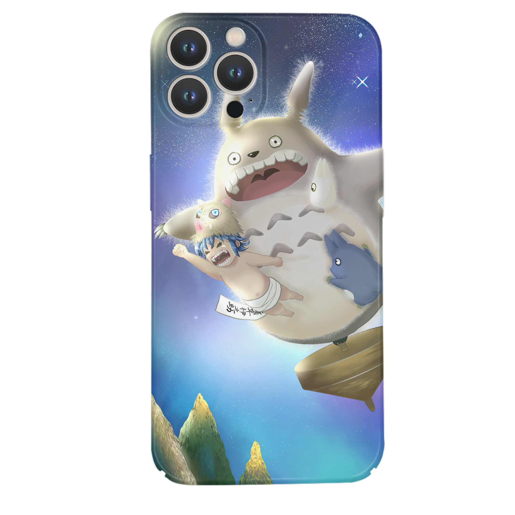 （画像用） となりのトトロ 草壁メイ 草壁サツキ My Neighbor Totoro Satsuki Kusakabe Mei Kusakabe 【iPhone 14シリーズ対応】ハードケース